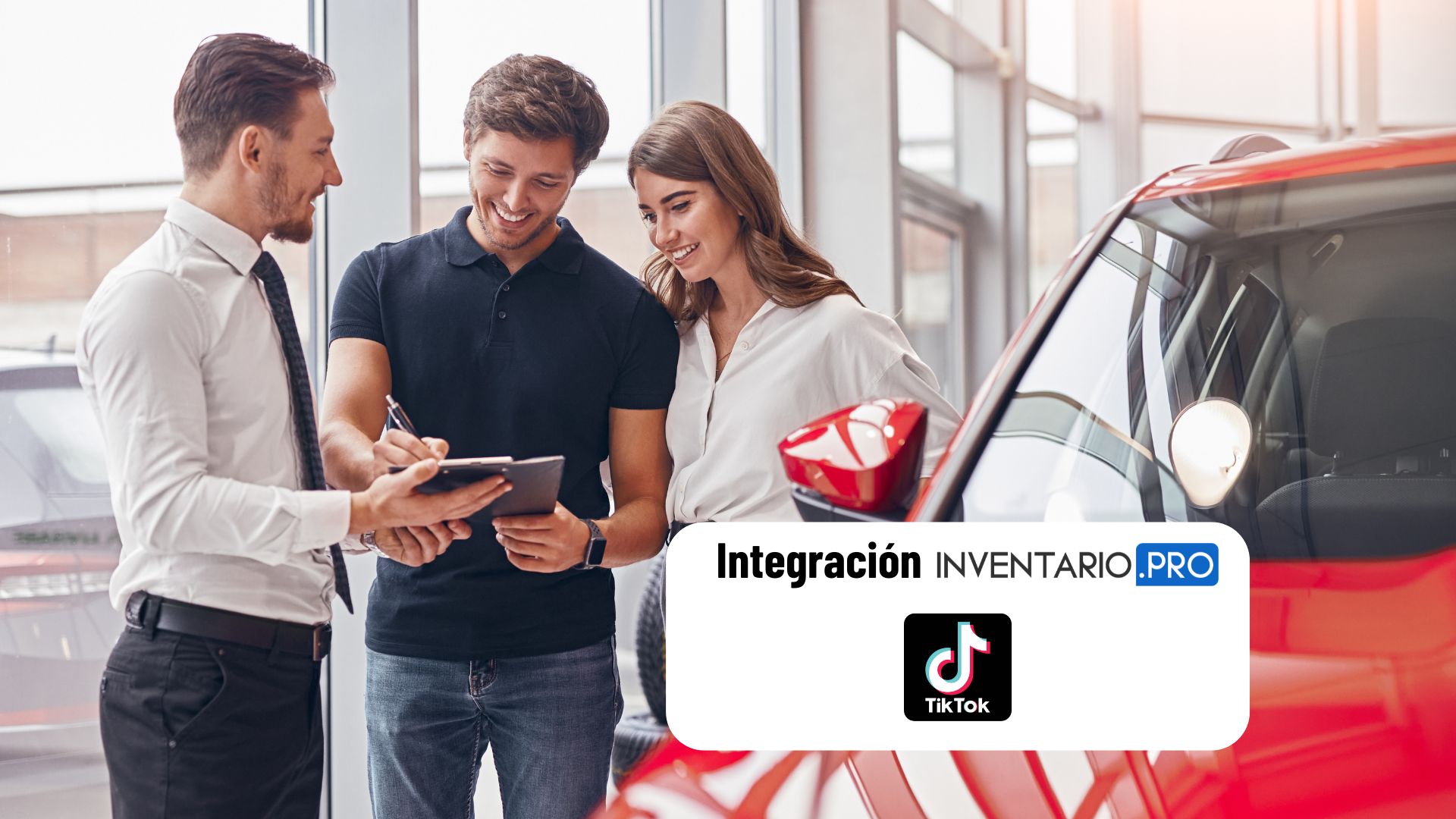 Catálogo de coches en TikTok